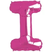 Pink Foil Letter I-0