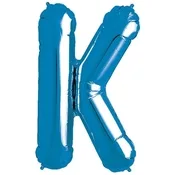Blue Foil Letter K-0