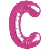 Pink Foil Letter C-0