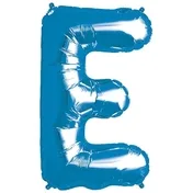 Blue Foil Letter E-0