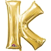 Gold Foil Letter K-0