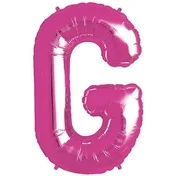 Pink Foil Letter G-0