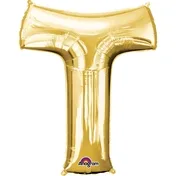 Gold Foil Letter T-0