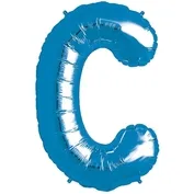 Blue Foil Letter C-0