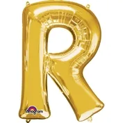 Gold Foil Letter R-0
