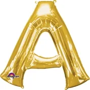 Gold Foil Letter A-0