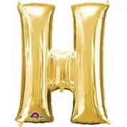 Gold Foil Letter H-0