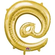 Gold Foil @ Letter-0