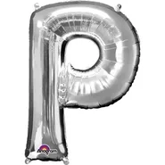 Silver Foil Letter P-0