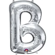 Silver Foil Letter B-0
