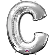 Silver Foil Letter C-0