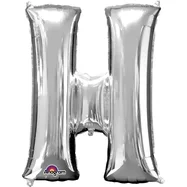 Silver Foil Letter H-0