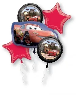 Cars Foil Balloon Bouquet -0