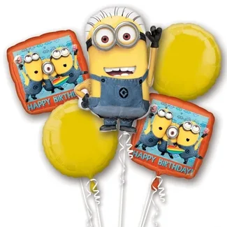 Despicable Me Foil Balloon Bouquet-0