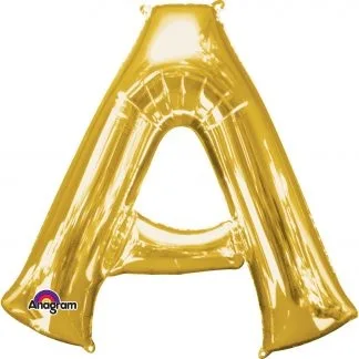 Gold Foil Letter A-0