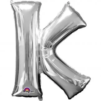 Silver Foil Letter K-0