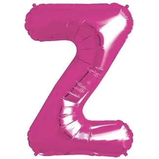 Pink Foil Letter Z-0