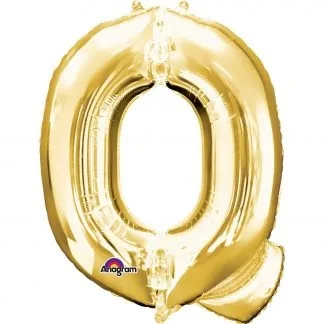 Gold Foil Letter Q-0