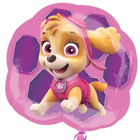 Paw Patrol Pink Skye and Everest Supershape Balloon -0